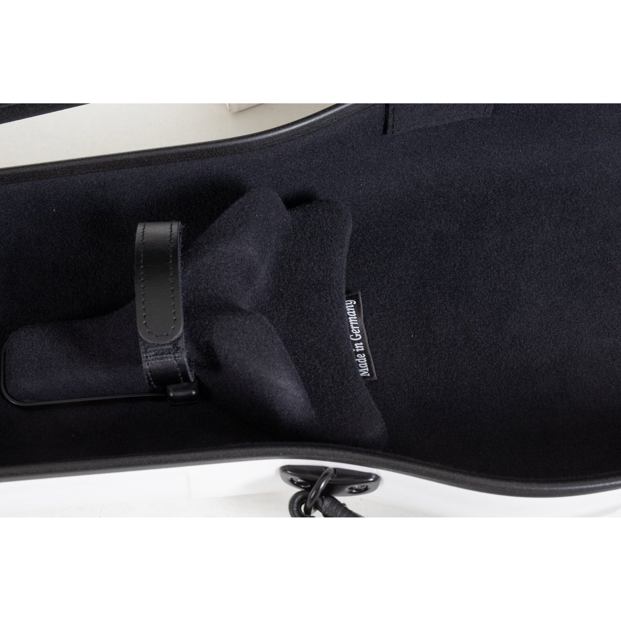 GEWA Viola Case, Air 2.0, Shaped, White/Black, High Gloss w/Subway Handle
