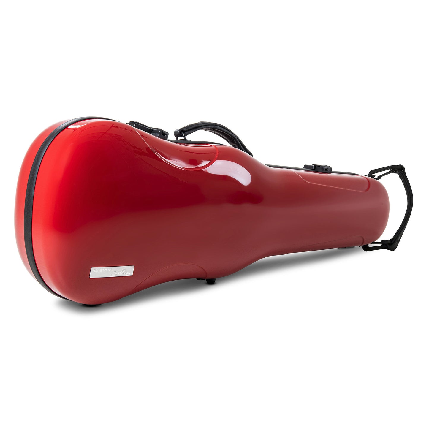 GEWA Viola Case, Air 2.0, Shaped, Red/Black, High Gloss w/Subway Handle