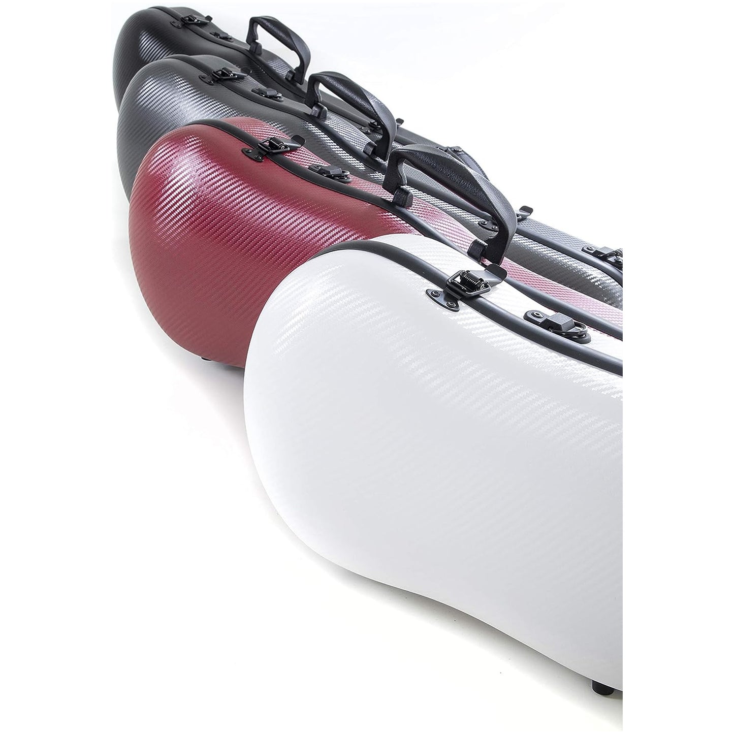 PURE by GEWA Violin Case, Polycarbonate 1.8, Shaped, Black/Black w/Subway Handle