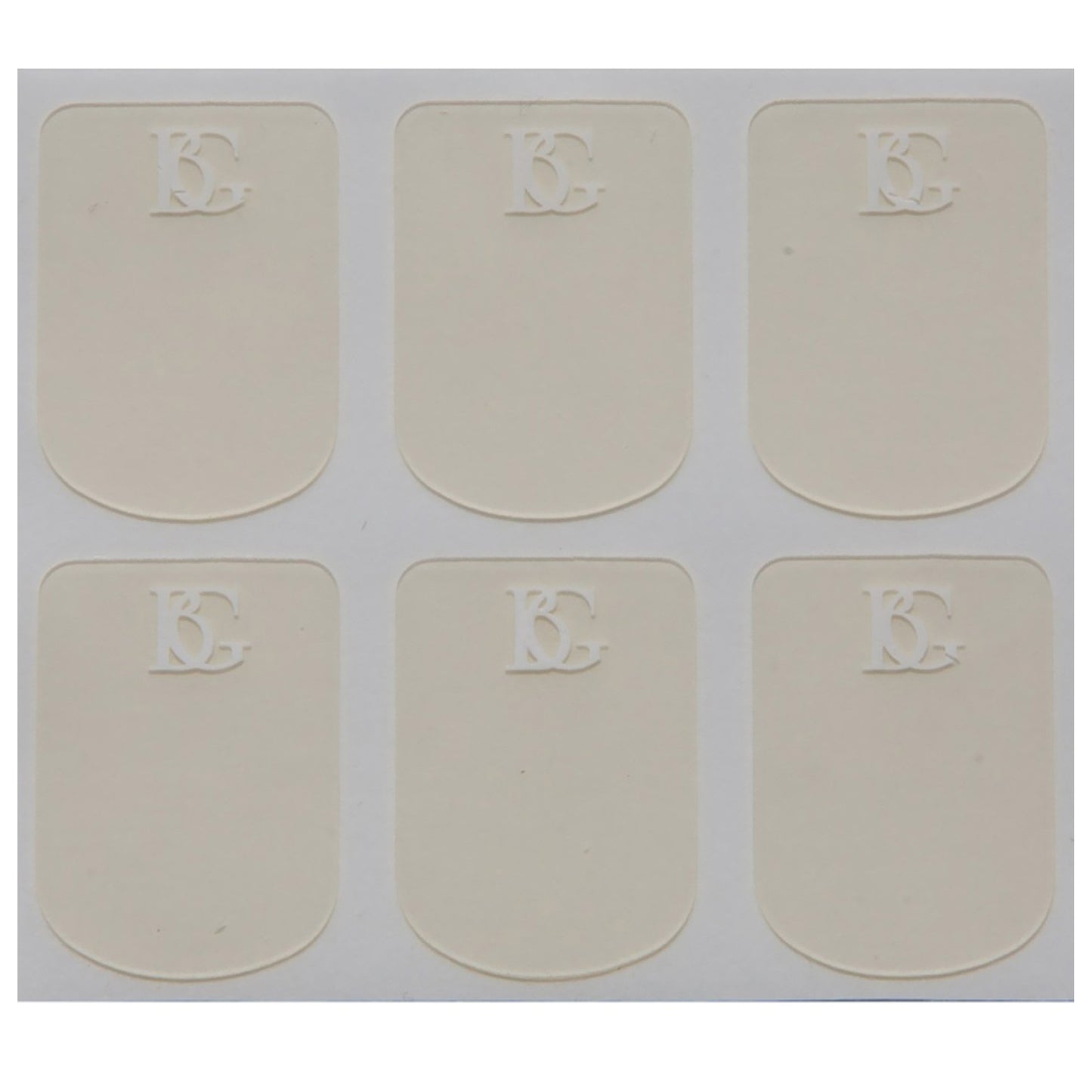 BG Clarinet & Saxophone Mouthpiece Cushions 6 units, Clear, Small 0.4mm, A11S