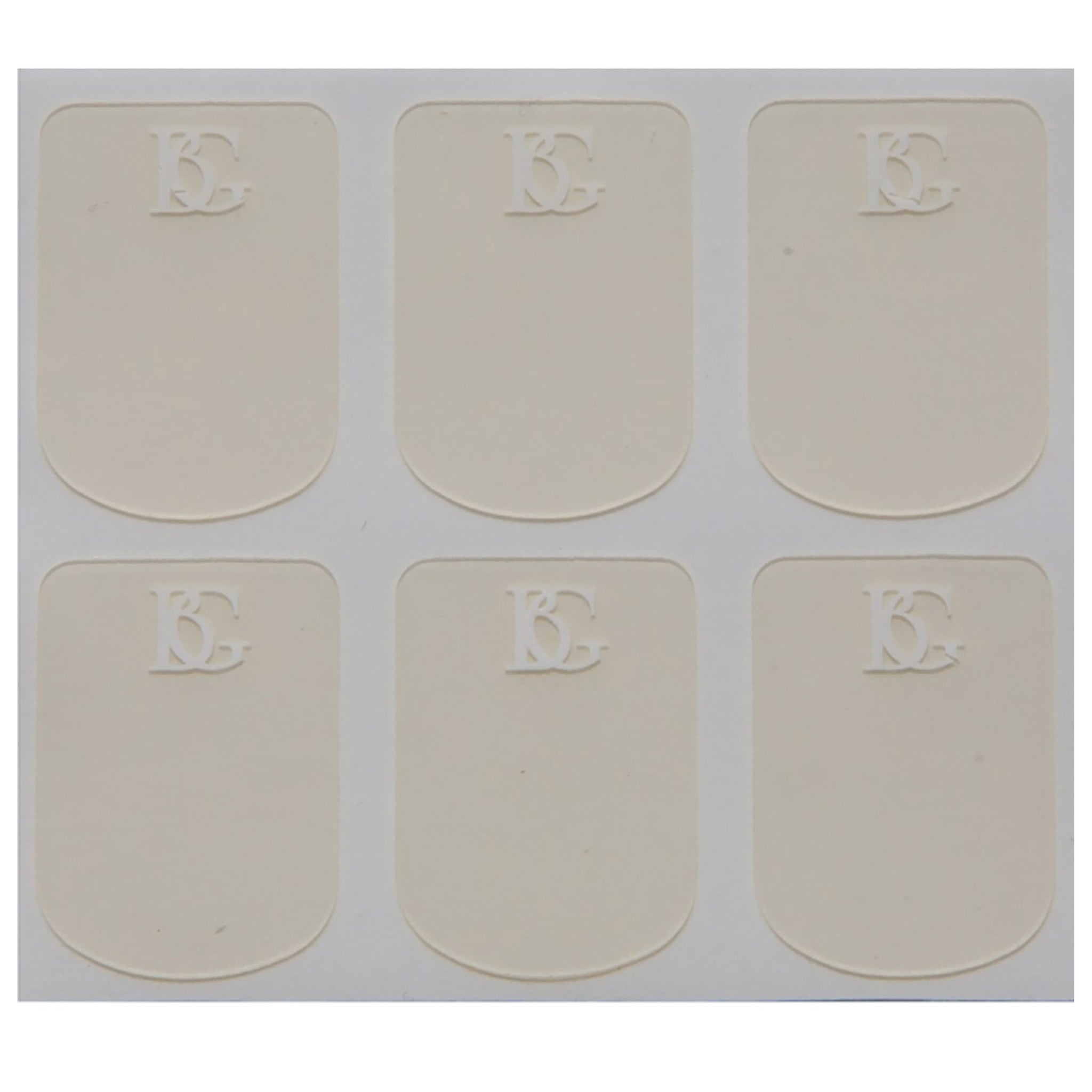 BG Clarinet & Saxophone Mouthpiece Cushions 6 units, Clear, Small 0.4mm, A11S