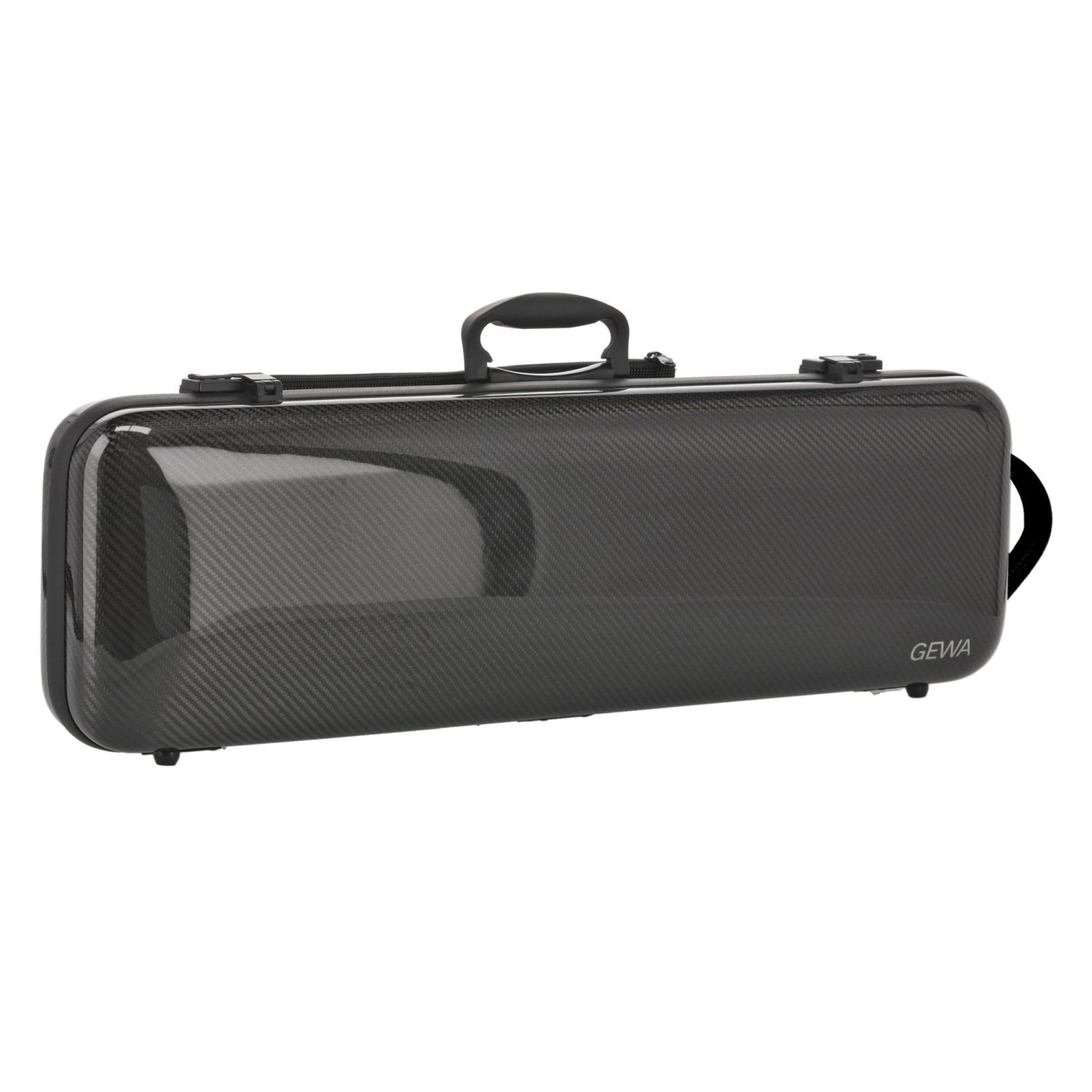 GEWA Violin Case, Idea 1.8, Oblong, 4/4, Carbon Black/Black w/Subway Handle