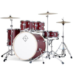 Dixon Spark 5pc Drum Set Red Oak Complete Outfit