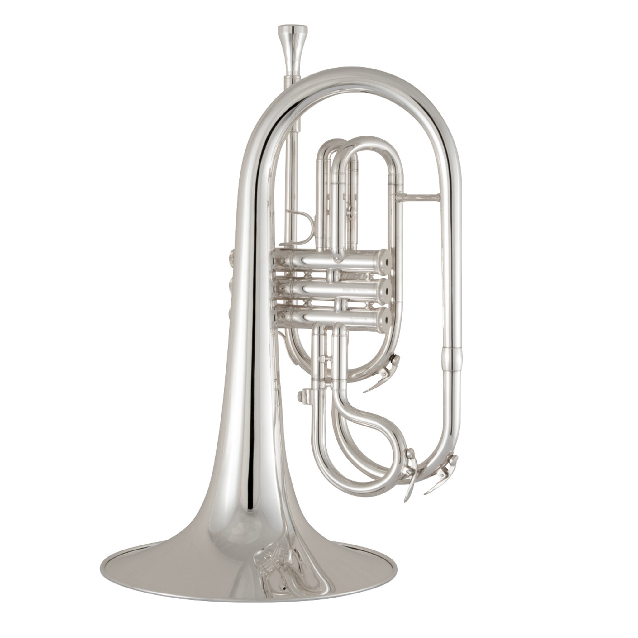 King KMP411S Performance Marching F Mellophone Silver Plated