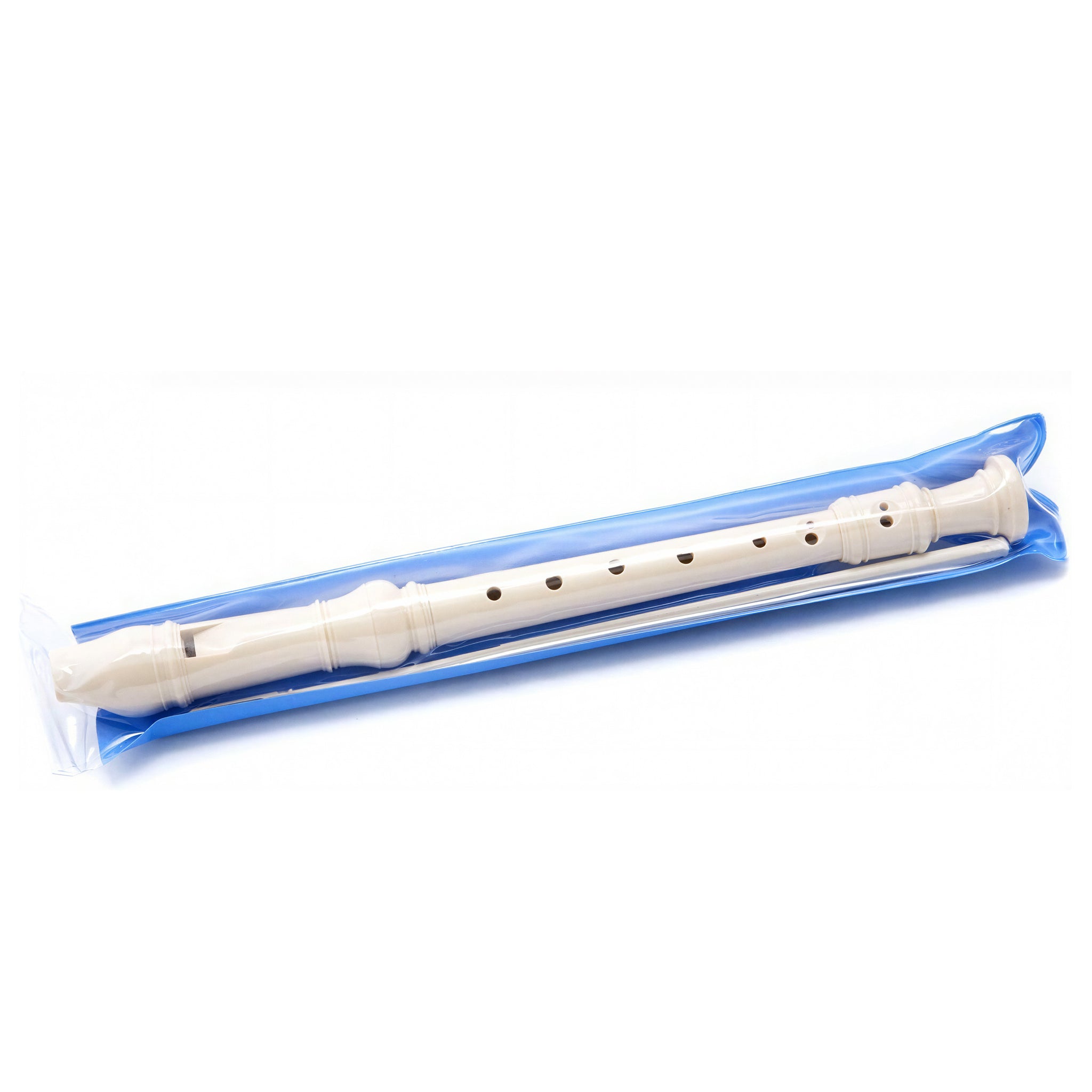 D'Luca Student 3 Piece Recorder Flute Ivory