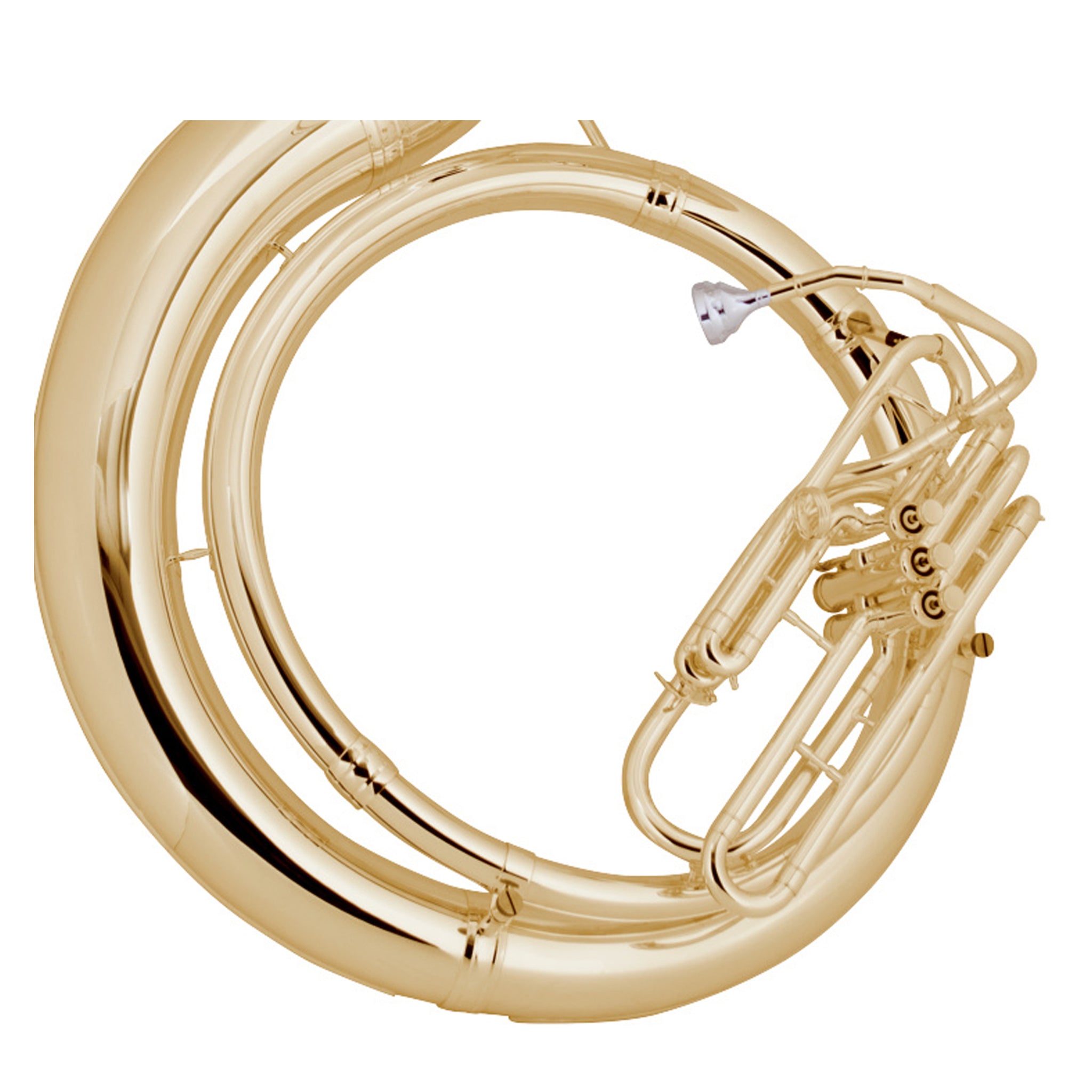 King 2350W BBb Sousaphone with ABS Case Clear Lacquer