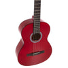 GEWA Basic Classical Guitar 4/4 Transparent Red