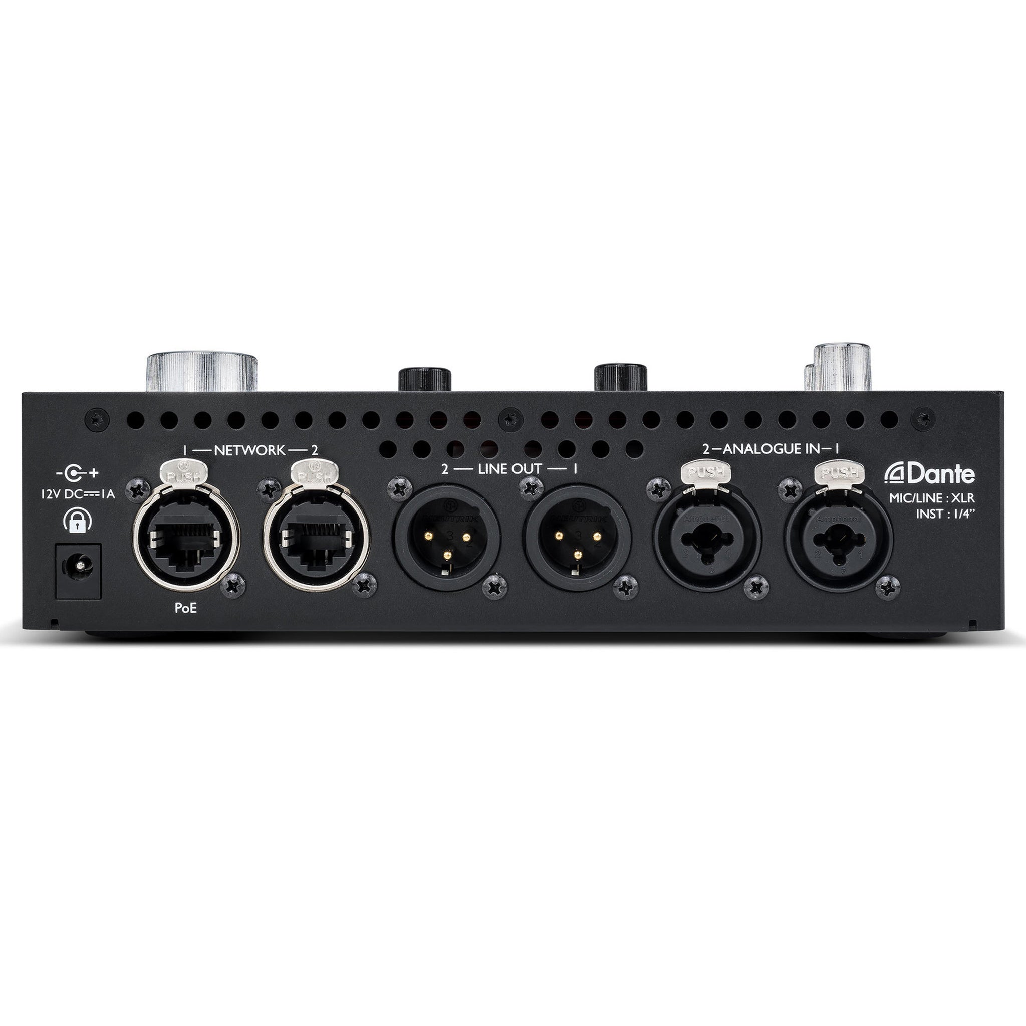 Focusrite Pro RedNet X2P 2x2 Ethernet Audio Digital IO with Mic Preamps