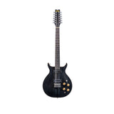 Washburn H12TB Wing Series Hawk 12-String Electric Guitar w/Gigbag. Trans Black