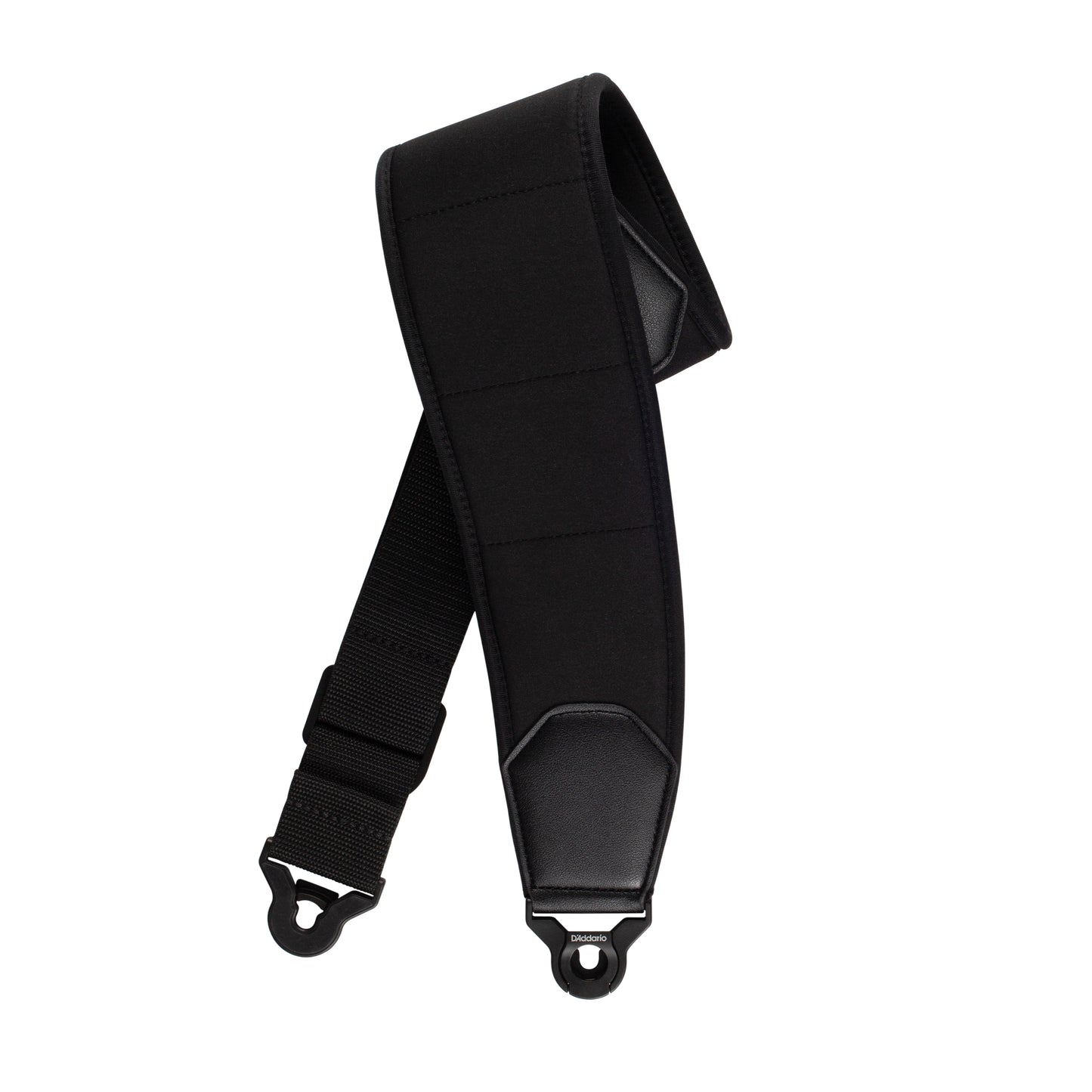 D'Addario Comfort Neoprene Auto Lock Guitar Strap, Black
