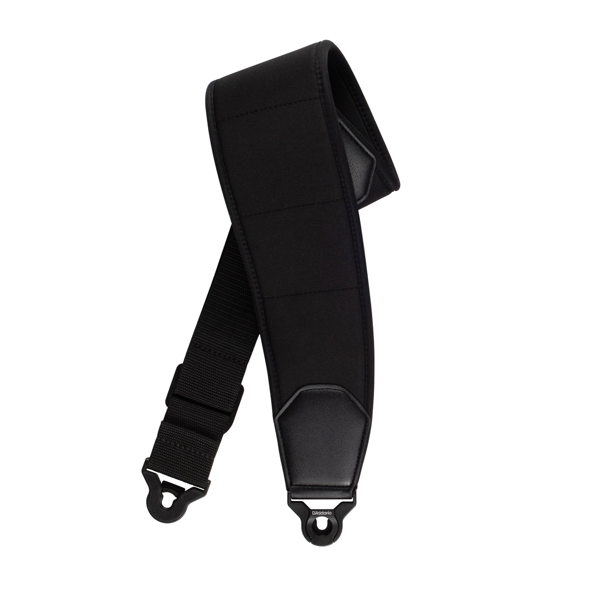 D'Addario Comfort Neoprene Auto Lock Guitar Strap, Black