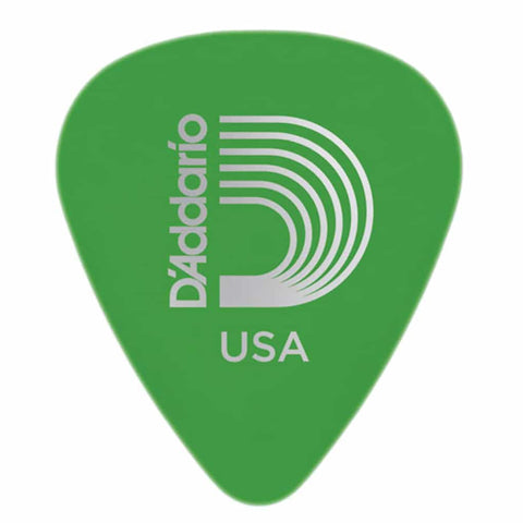 D'Addario Guitar Picks Duralin Green Medium (.85mm) 25 Pack 1DGN4-25