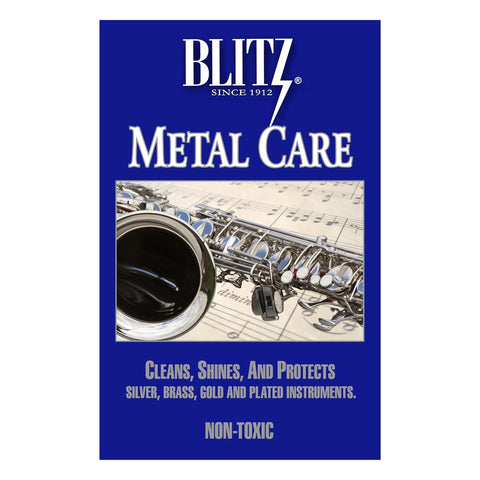 Blitz, Metal Care Cloth for Musical Instruments, Treated