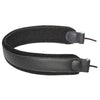 BG ZEN Saxophone Strap, Leather, Metal Snap Hook, Black, S20YBMSH