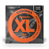 D'Addario 10-48 Extra Light, Plain Third, XL Chromes Electric Guitar Strings