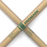 ProMark Carter McLean 5AB Hickory Drumsticks, Wood Tip