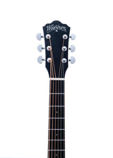 Washburn DFBDB Deep Forest Burl Dreadnought Acoustic Guitar. Black Fade