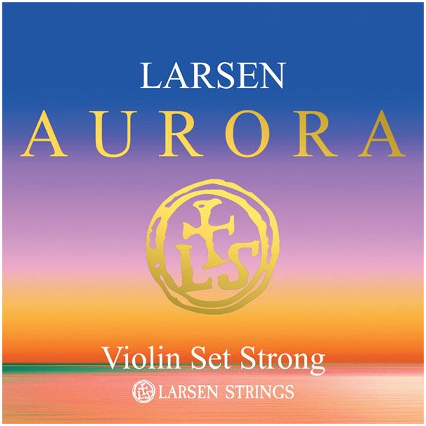 Larsen Aurora, Violin String Set, (w/Aluminum D), 4/4, Strong