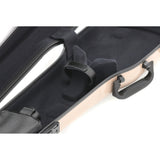 GEWA Violin Case, Air 1.7, Shaped, 4/4, Beige/Black, High Gloss, w/Subway Handle