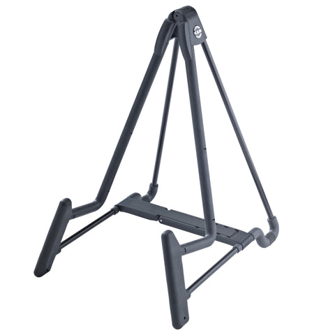 K and M Electric Guitar Stand, A Frame, 'Heli 2', Black