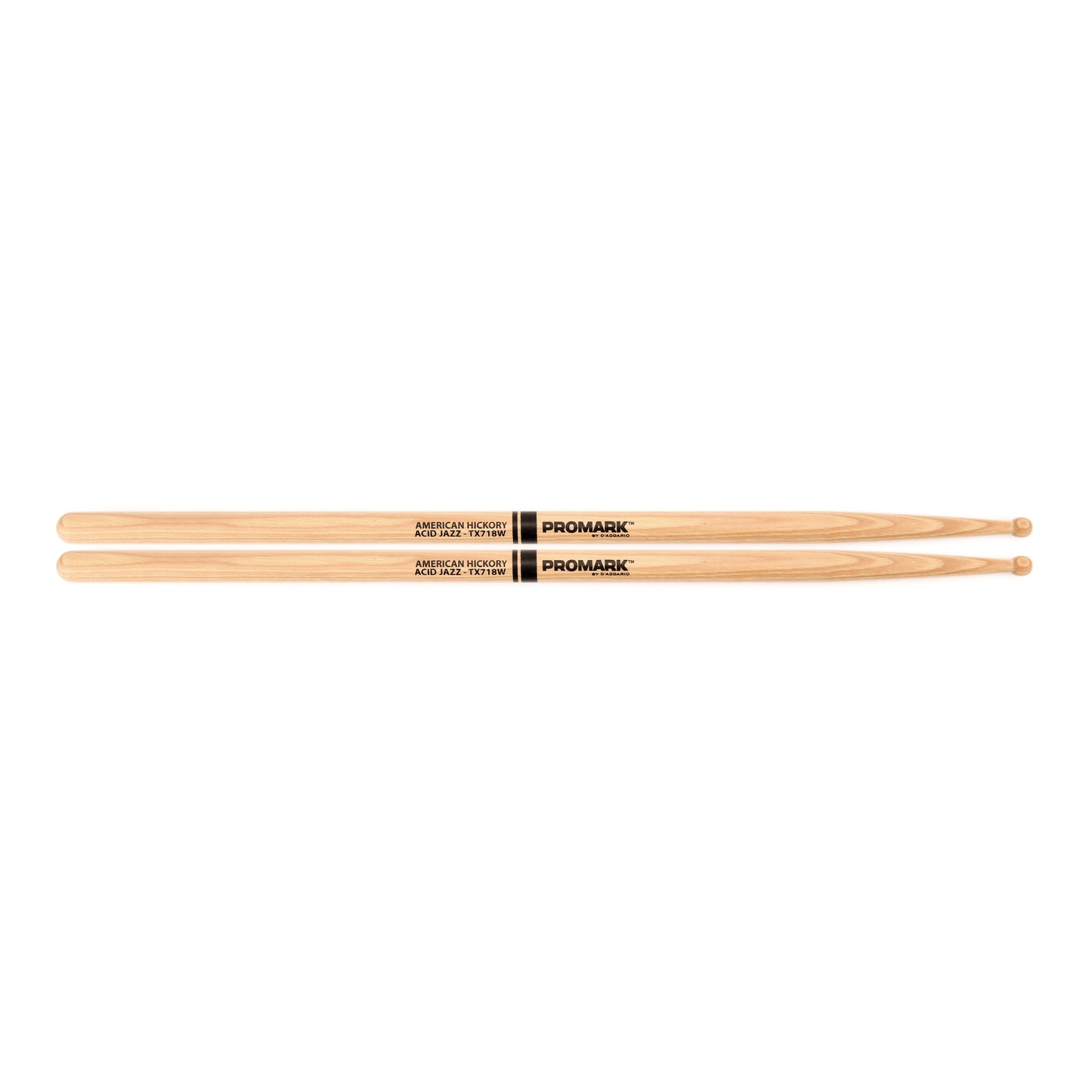 ProMark Finesse 718 Hickory Drumstick, Small Round Wood Tip