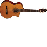 Washburn C64SCE Classical Cutaway Acoustic Guitar. Natural