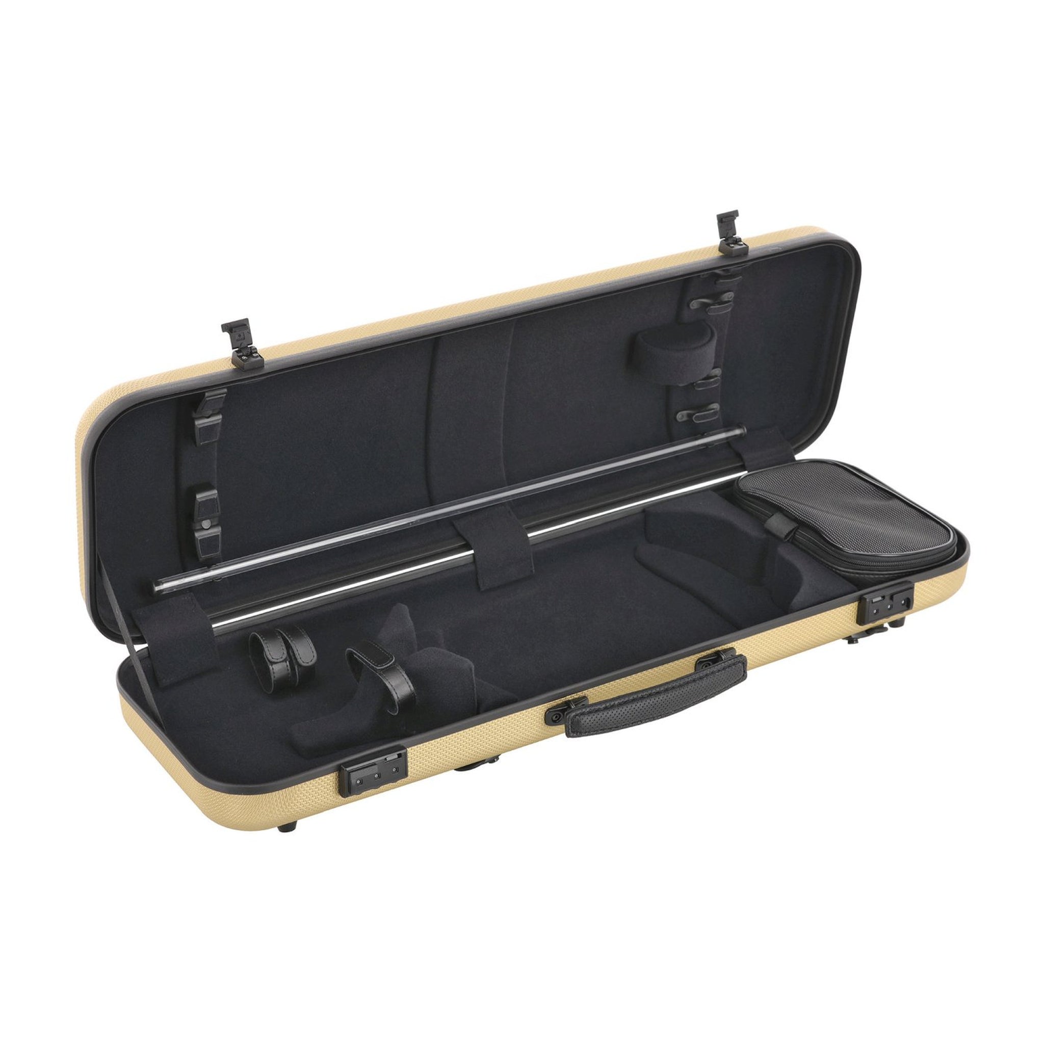 GEWA Violin Case, Air Avantgarde, Oblong, 4/4, Gold/Black, Subway Handle