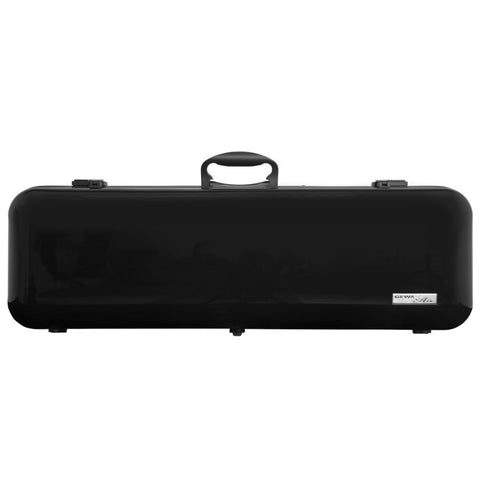 GEWA Violin Case, Air 2.1, Oblong, 4/4, Black/Black, High Gloss, w/Subway Handle