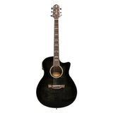 Crafter Noble Series, Small Jumbo Acoustic-Electric Guitar With Flamed Maple Top