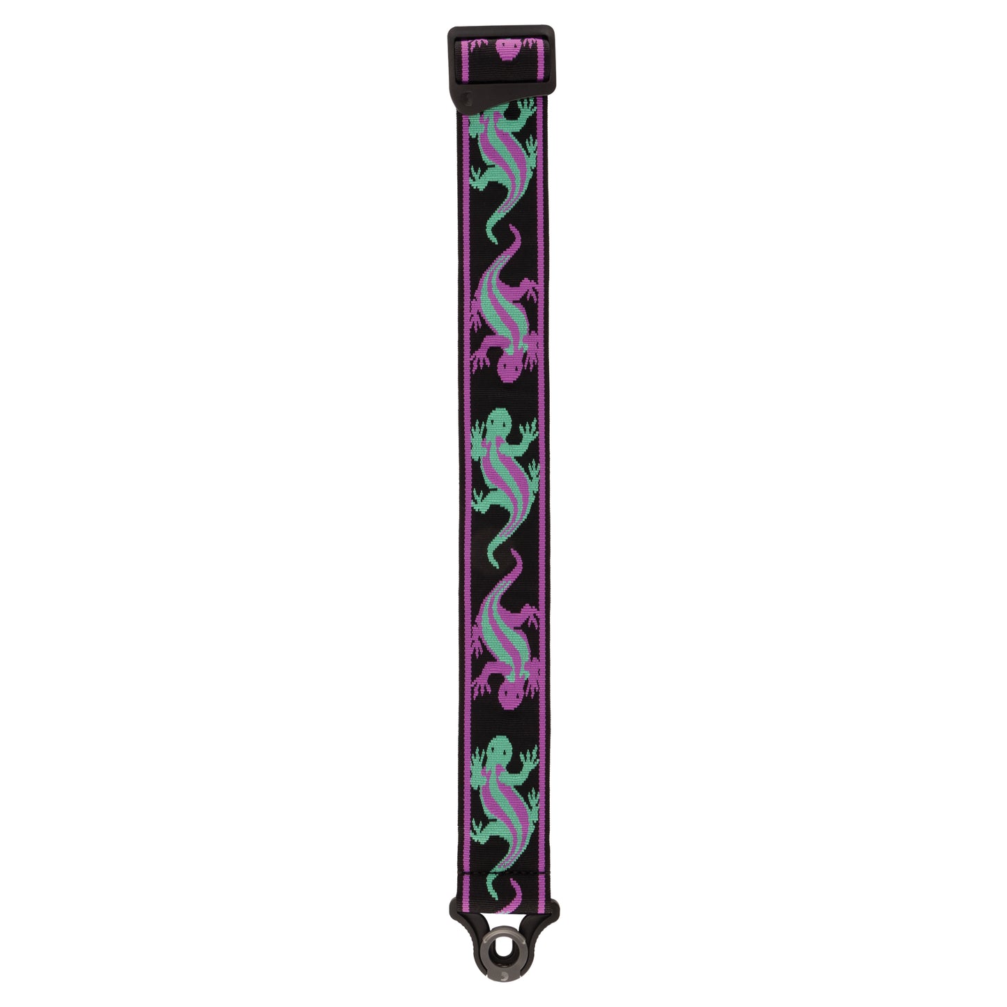 D'Addario Auto Lock Vintage Planet Waves, Lizards Green/Purple