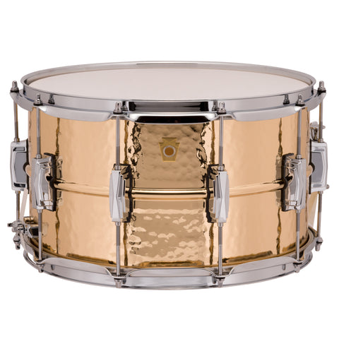 Ludwig LB508K Bronze Phonic 8x14 Hammered, Imperial Lugs Snare Drum