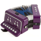 D'Luca Kids Series Button Accordion, Purple