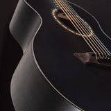 Washburn G-Mini 5 Apprentice Series 7/8 Size Acoustic Guitar. Black Matte