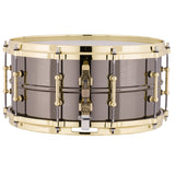 Ludwig LB417BT Black Beauty 6.5x14 Black Beauty, Brass Trim, Tube Lugs Snare Drum