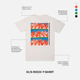D'Addario XL’s Rock T-Shirt, Natural, XL