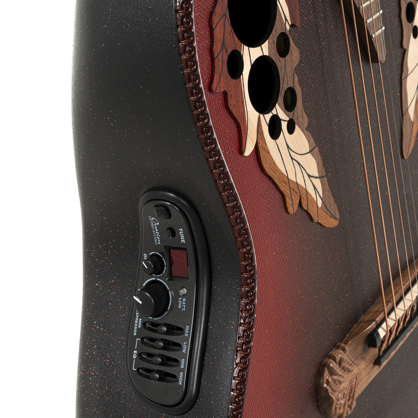 Adamas I, E-Acoustic Guitar 1687GT-2, MS/Deep/Non-Cutaway, Reverse Red Burst