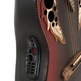 Adamas I, E-Acoustic Guitar 1687GT-2, MS/Deep/Non-Cutaway, Reverse Red Burst