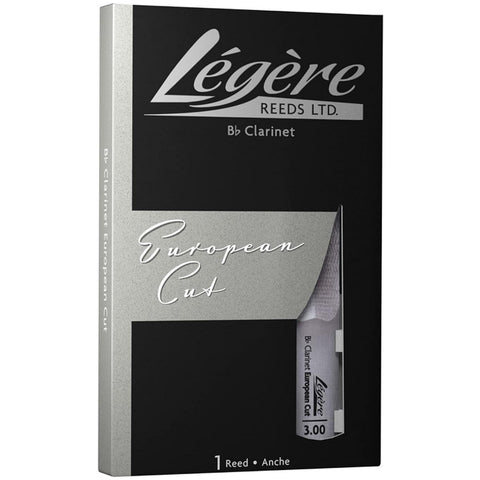 Legere Bb Clarinet European Cut Reed Strength 3.00