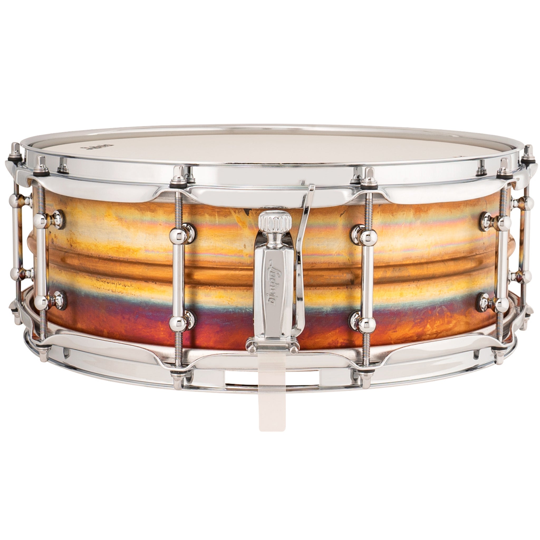 Ludwig LB550RT Bronze Phonic 5x14 "RAW" Natural Patina Shell, Tube Lugs Snare Drum