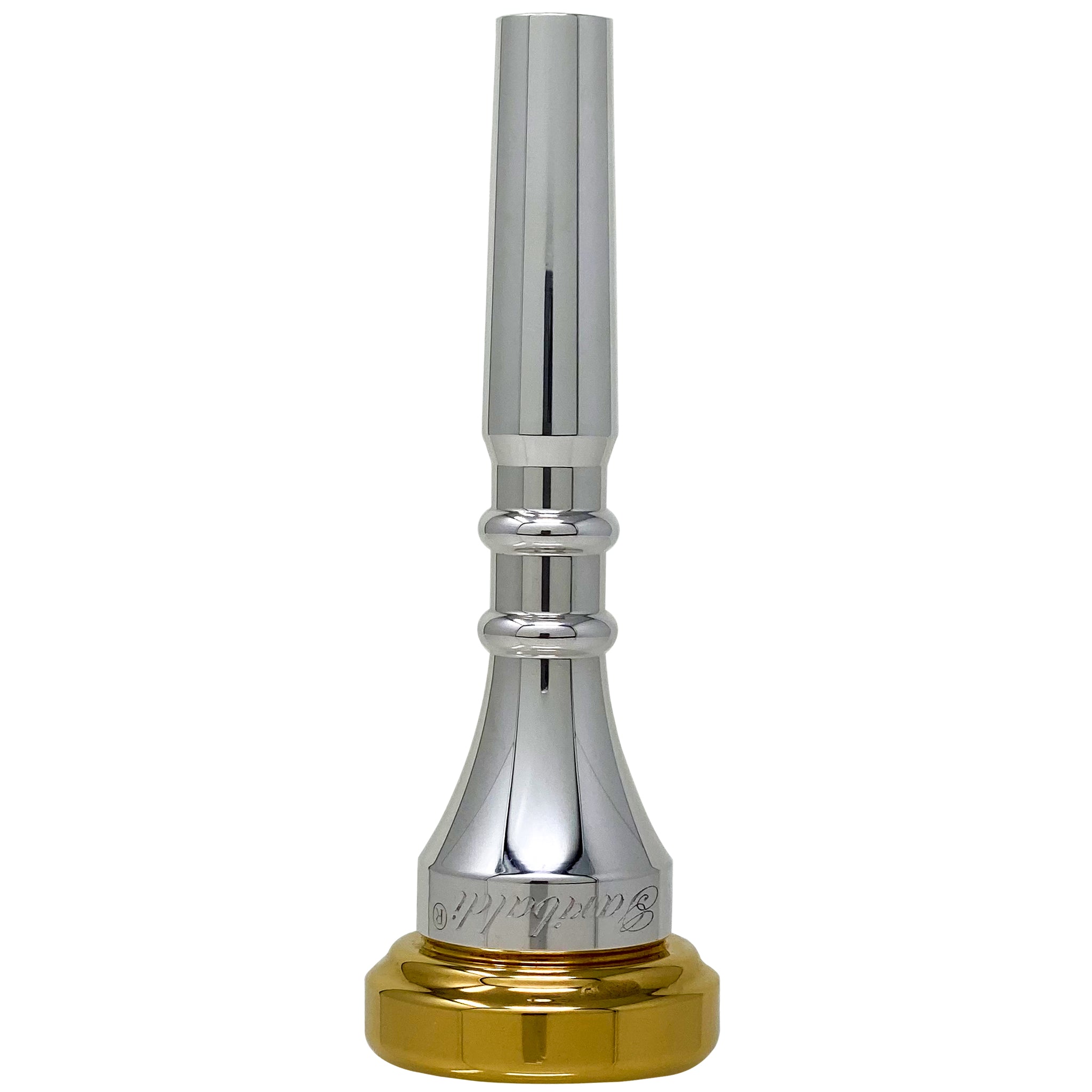 Garibaldi EV5W Silver Plated Single Cup Gold-Plated Rim Trumpet Mouthpiece Size EV5W