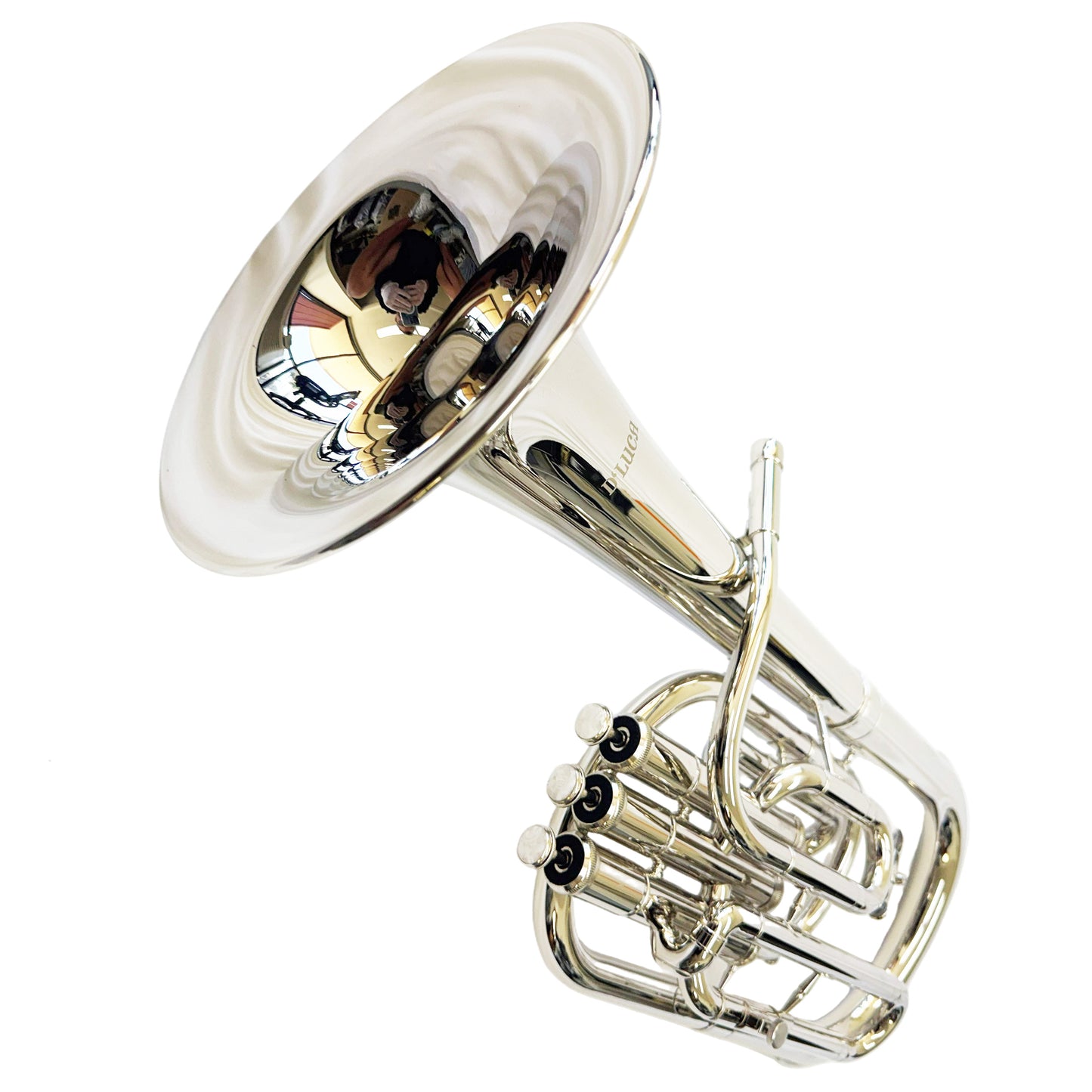 D'Luca MX280 Series Nickel Plated Alto Horn with Case