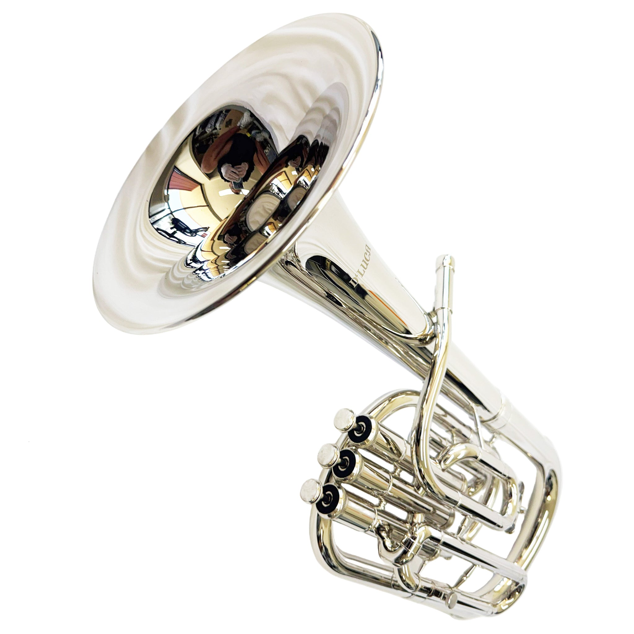 D'Luca MX280 Series Nickel Plated Alto Horn with Case