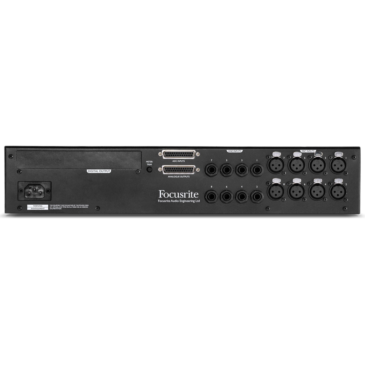 Focusrite Pro ISA 828 MKII 8-Channel Rackmount Microphone Preamp