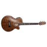 Takamine TSP100 VT Thinline Acoustic-Electric Guitar W/CASE Vintage Tobacco