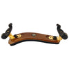 Viva La Musica Artist Violin Shoulder Rest, Walnut/Gold 1/2-1/4