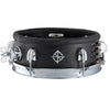 Dixon Little Roomer Snare Drum 3.5x10" Single Head with Jingles Black Coal