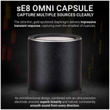 sE Electronics Factory Matched Pair of Omni Pattern Capsules for sE8 Microphones