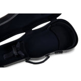 GEWA Viola Case, Air 2.0, Shaped, Black/Black, High Gloss w/Subway Handle