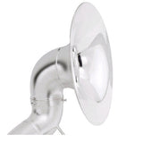 King 2350WSB BBb Sousaphone with ABS Case Satin Silver Plated