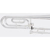 Blessing Tenor Trombone, .547" Bore, Traditional Wrap, F Rotor, Silver-Plate